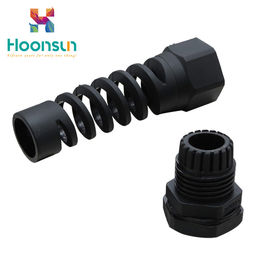 Tipo de nylon extensible del espiral del alivio de tensión de la glándula de cable con la UL ignífuga