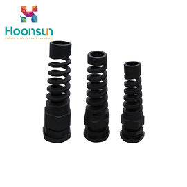 Tipo de nylon extensible del espiral del alivio de tensión de la glándula de cable con la UL ignífuga