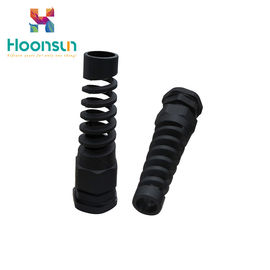 Tipo de nylon extensible del espiral del alivio de tensión de la glándula de cable con la UL ignífuga