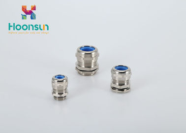 Glándula de cable da alta temperatura impermeable con el sello azul/blanco del silicón