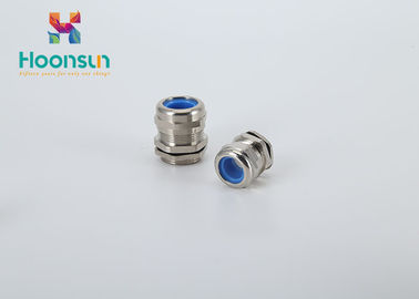 Glándula de cable da alta temperatura impermeable con el sello azul/blanco del silicón