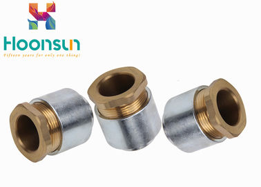 IP54 el tipo soldado con autógena TH42 tamaño de las glándulas de cable de la prenda impermeable del infante de marina del metal puede aduana