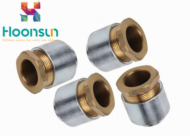IP54 el tipo soldado con autógena TH42 tamaño de las glándulas de cable de la prenda impermeable del infante de marina del metal puede aduana