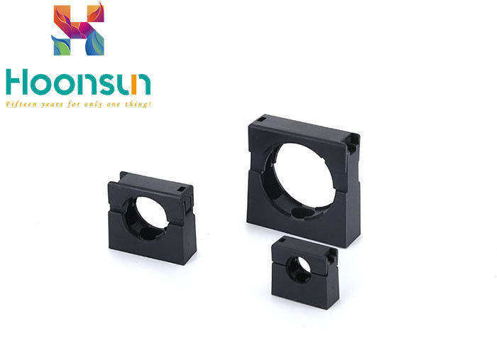 Abrazadera de tubo acanalada flexible plástica de nylon amistosa del conducto de las abrazaderas de manguera de Eco